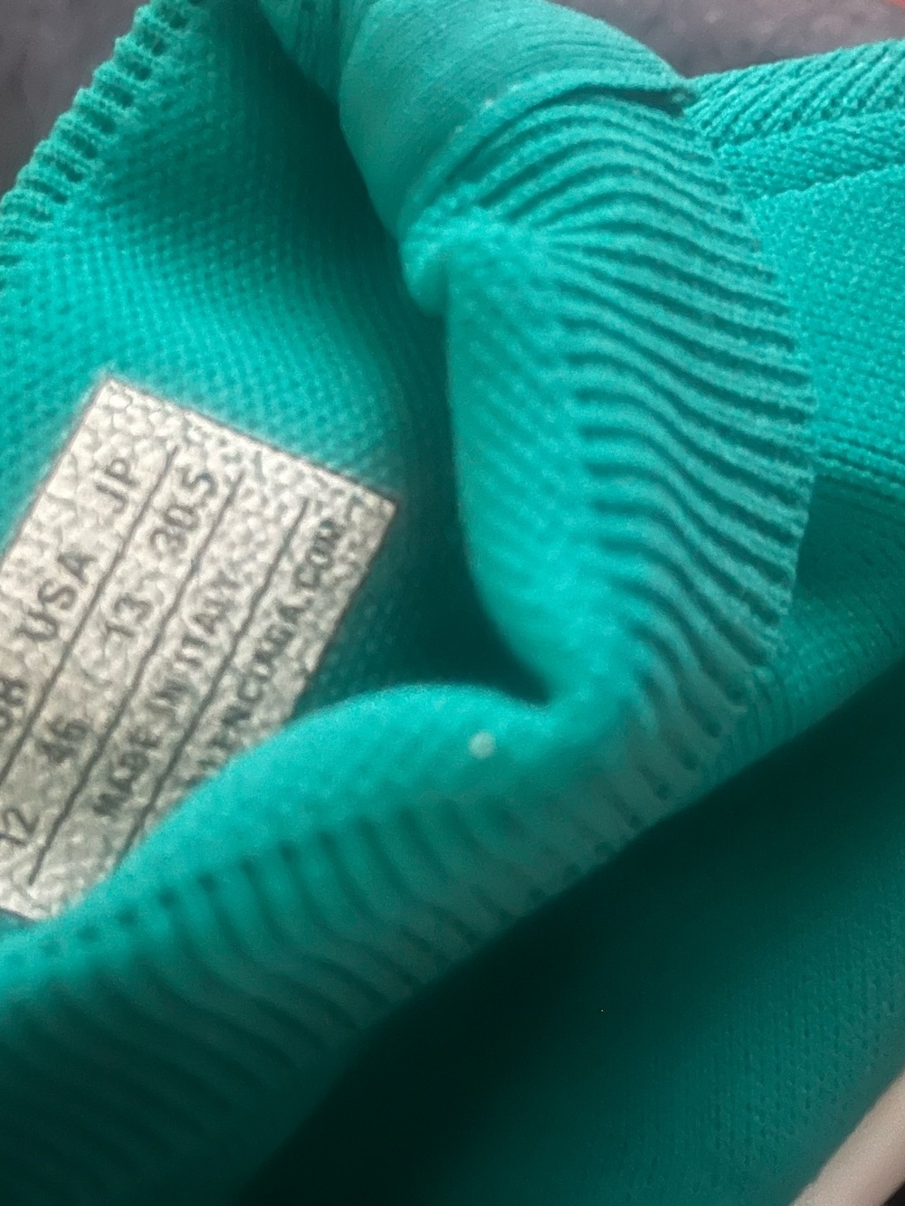 Balenciaga Men's Teal Knit Sock Sneaker with White Sole - Picture 6 of 6